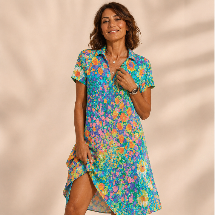 Lidia – Elegancka Letnia Sukienka Midi