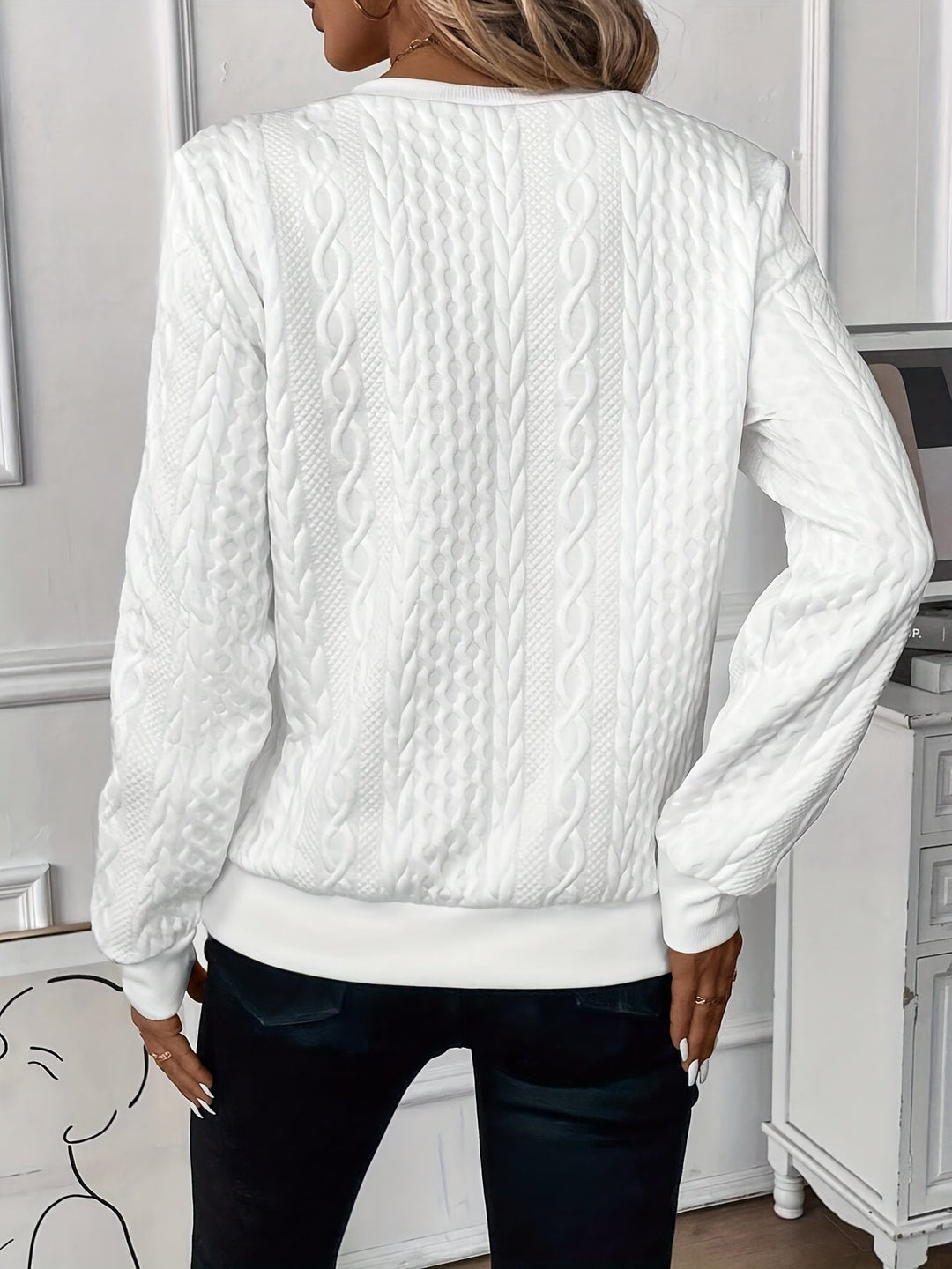 Dziewanna – Elegancki sweter z dzianiny