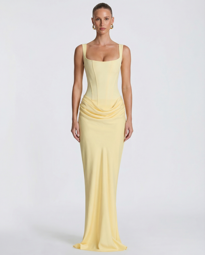 Aneta - Maxi w kształcie klepsydry