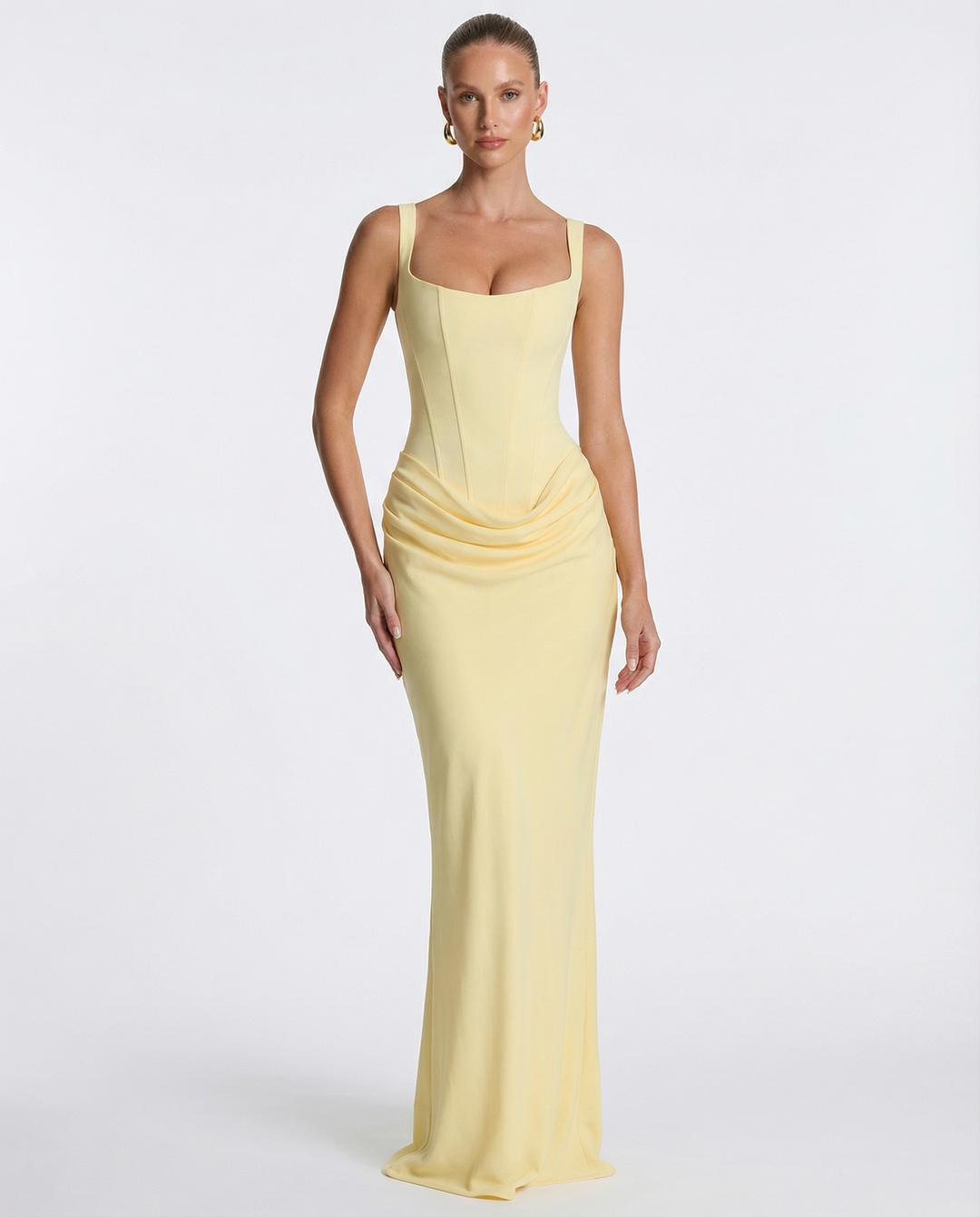 Aneta - Maxi w kształcie klepsydry