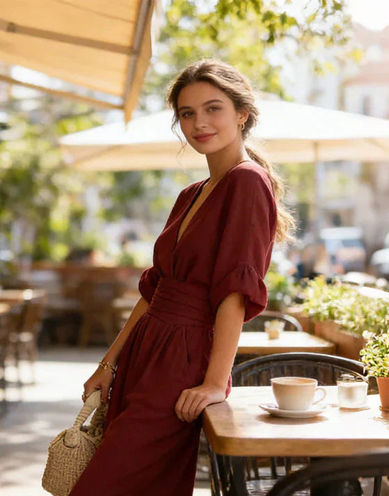 Ewelina - Elegancka, zwiewna kombinezon